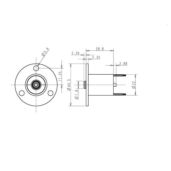 SDI-16 SDI slip ring 16 electrical circuit