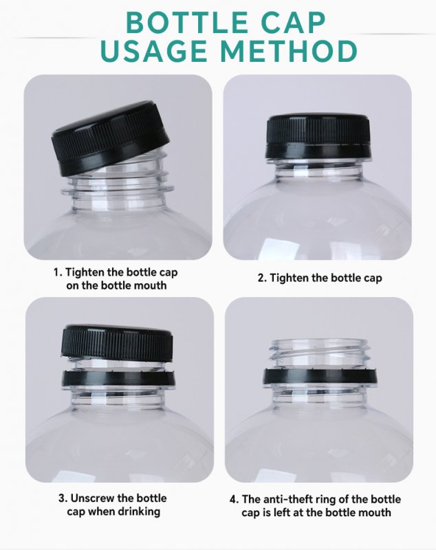 PET Clear Empty Beverage Bottles — 200ml & 250ml Disposable Plastic Bottles
