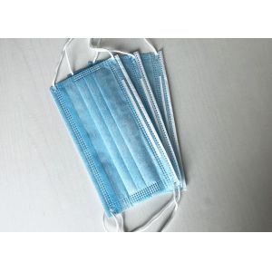 Buy cheap Blue Non Woven Disposable Face Mask Medical Grade Environmental Friendly from wholesalers