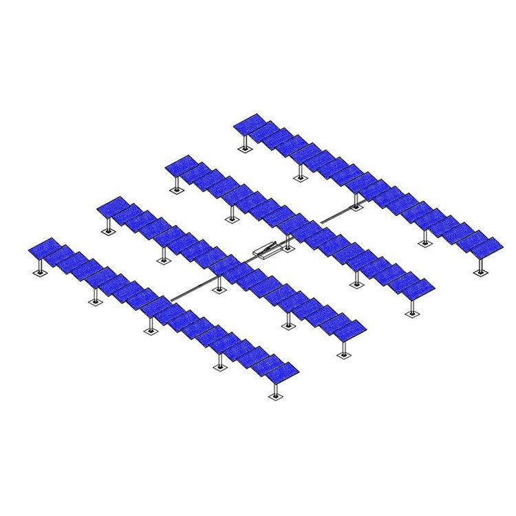 Dual Axis 5Kw Solar Panel Tracking System Two-Axis with Slewing Drive Efficient Solar Panel Tracker