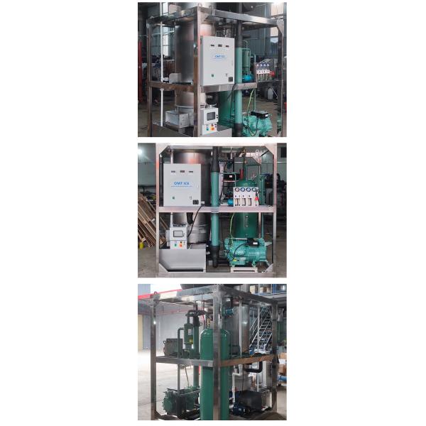 Directly Energy Saving Ice Tube Machine accuracy 10 Tonnes Ice Making Machine for Drinks