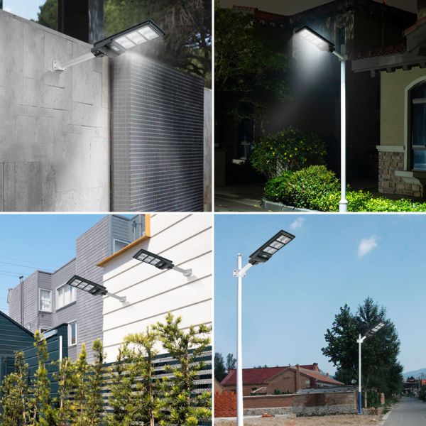 High Efficiency, All-in-One Outdoor Solar Panel Street Light with Remote Control Lighting Solutions