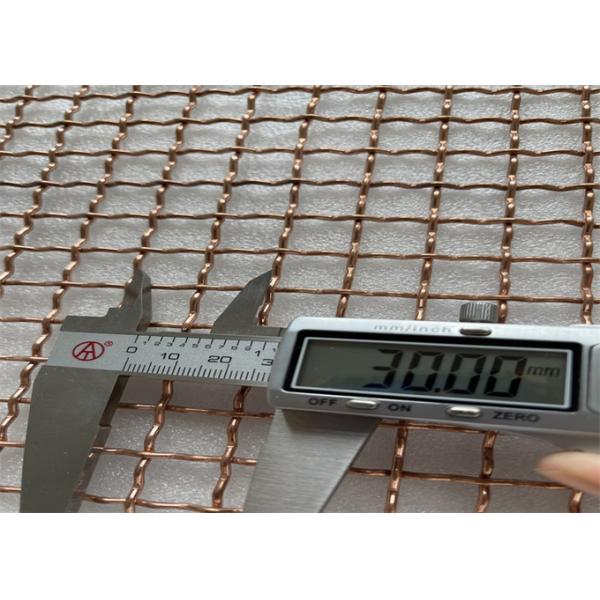 2mm Wire diameter 28mm Mesh size Faraday cage use woven copper mesh 5