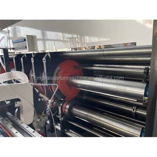 400mm Auto Printing Die Cutting Slotter Pizza Box Making Gluing Bundling Machine
