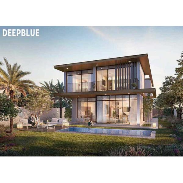 Luxury Prefabricated Luxury Villa Light Steel Framing Prefab House US