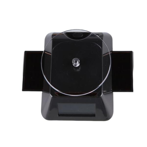 90mm Plate Acrylic Solar Powered Display Turntable Eco Friendly Logo Available