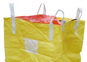 Buy cheap Custom Size Yellow Super Sack Bag , Virgin PP Duffle Filling 1 Ton Bulk Bag product