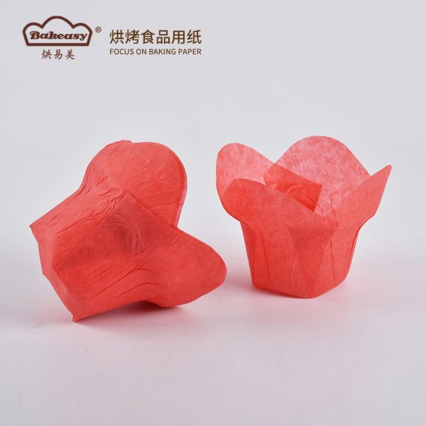 Lotus Style Baking Cups High-Temperature Resistant Paper Liners FDA & FSC Certified Baking Paper Colorful Lotus Baking Cups
