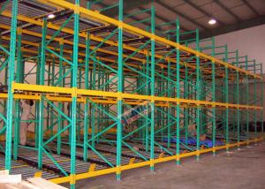 Buy cheap Heavy Load Dynamic Flow Pallet Rack Q235B Steel Storage Racking For Cold Supply Chain product