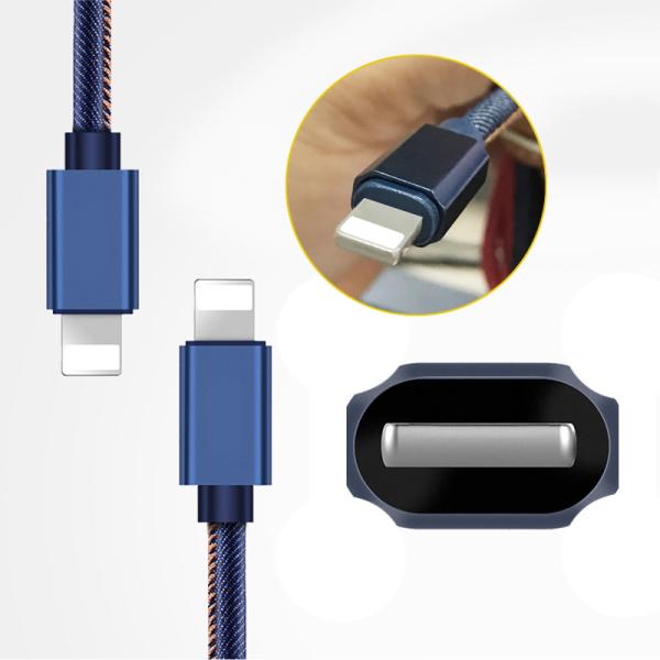 Micro USB Data Charging Cable , Phone Charger Cable Fit IPhone 8 / X / IPad