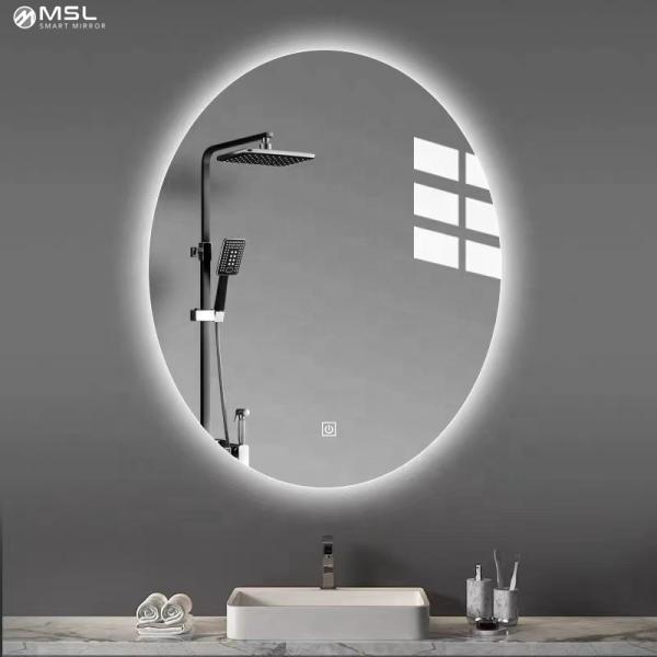 800*600mm LED Smart Bathroom Mirror 3000k LED Bathroom Mirror With Touch Button