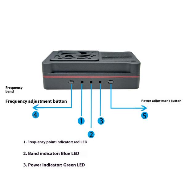 Factory Direct Sale Stock VTX 5.8G 2.5W Image Transmission for 7 10 13inch FPV RC Drone