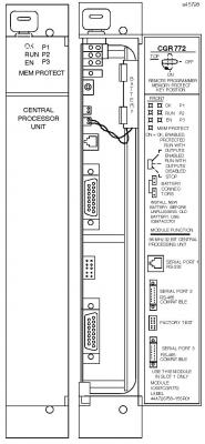 GE FANUC IC697CGR772 , Hot Standby Dual Bus CPU Control Module