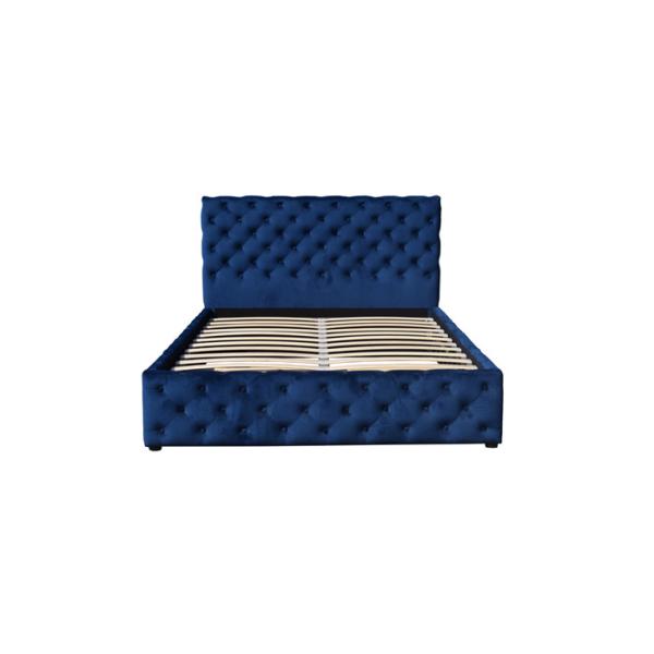 OEM ODM Platform Upholstered Tufted Twin Bed With Storage