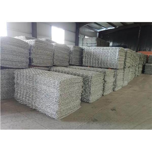 3mm Gabion Mesh Baskets Heavy Duty Triple Twisted Hexagonal Woven Galvanized Steel