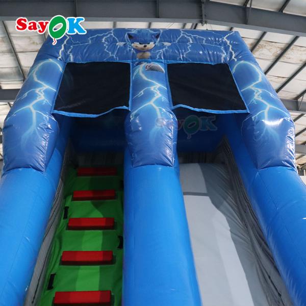 Childrens Inflatable Slide Commercial Water Inflatable Bouncer Slide With Pool