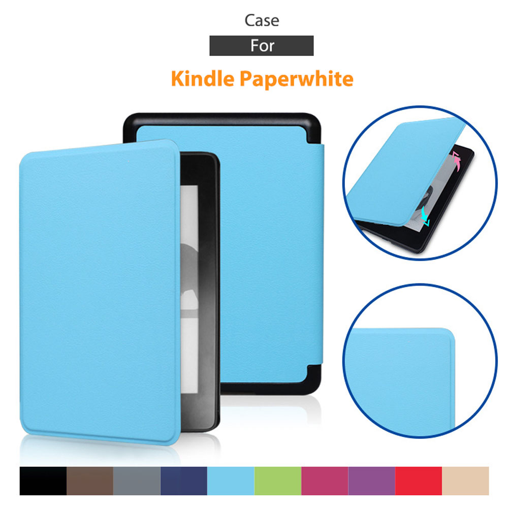 Smart Protective E-Reader Cover for Kindle Paperwhite 11 Generation E Books Case Design Colored Drawing Custom