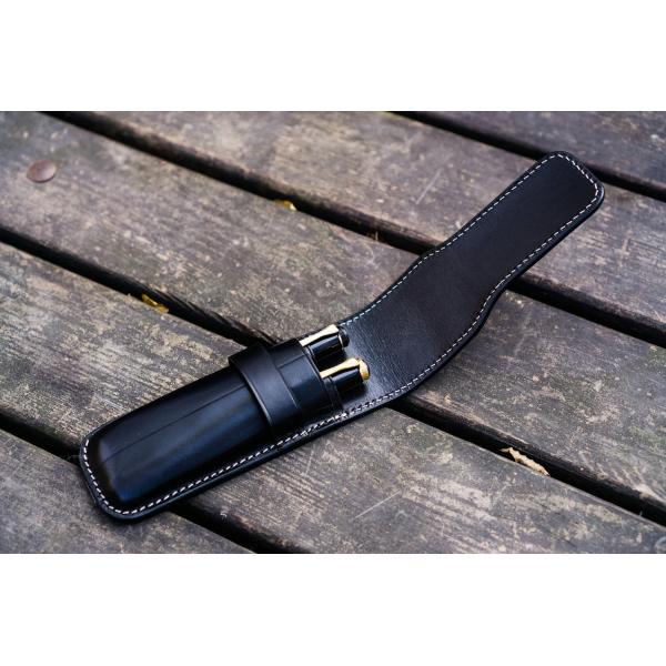 Factory Supply Of Tree Paste Leather Pencil Case, Top Layer Leather, High-End Gift, 2-Piece Pen Holder, Cross-Border Supply PEN HOLDER