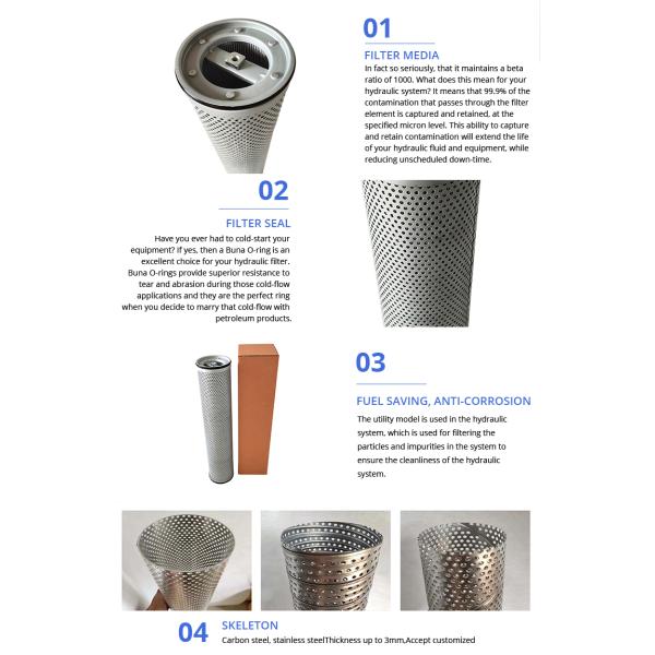 852754MIC25 HY155 852754SMX25 Hydraulic Return Oil Filter