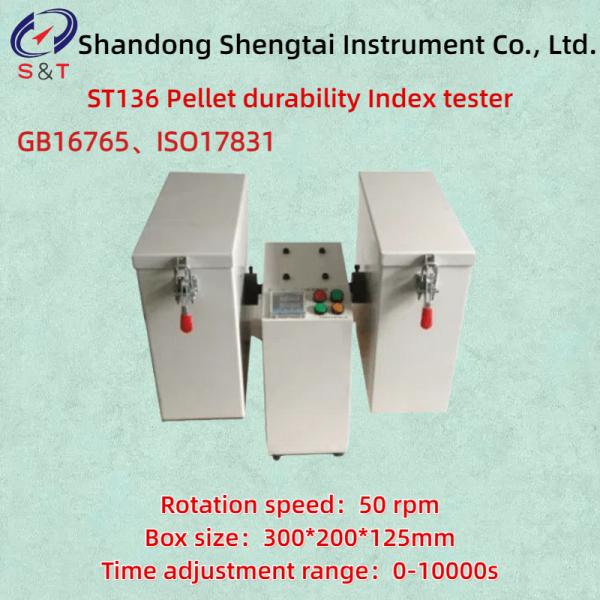 Feed Pellet Pulverization Rate Tester ST136 2 Rotating Boxes Usage Time 10 Minutes