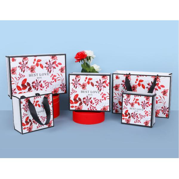 Custom Size Embossed Glossy Recycled Paper Gift Boxes