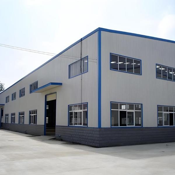 Q355 Q235 H Beam Steel Structure Factory With Sandwich Panel Wall And Roof