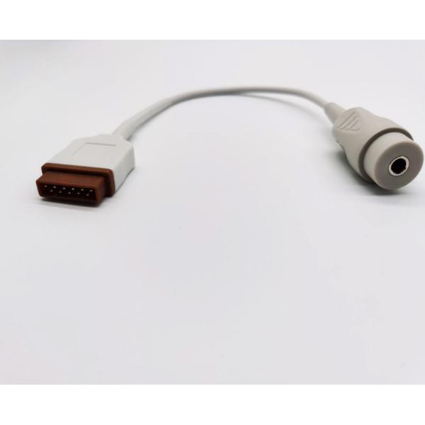 Marquette GE TPU 4mm Temperature Sensor Adapter Cable 2021700-001