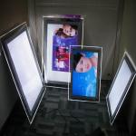 ultra thin acrylic animated led box/ led light box /led crystal light box