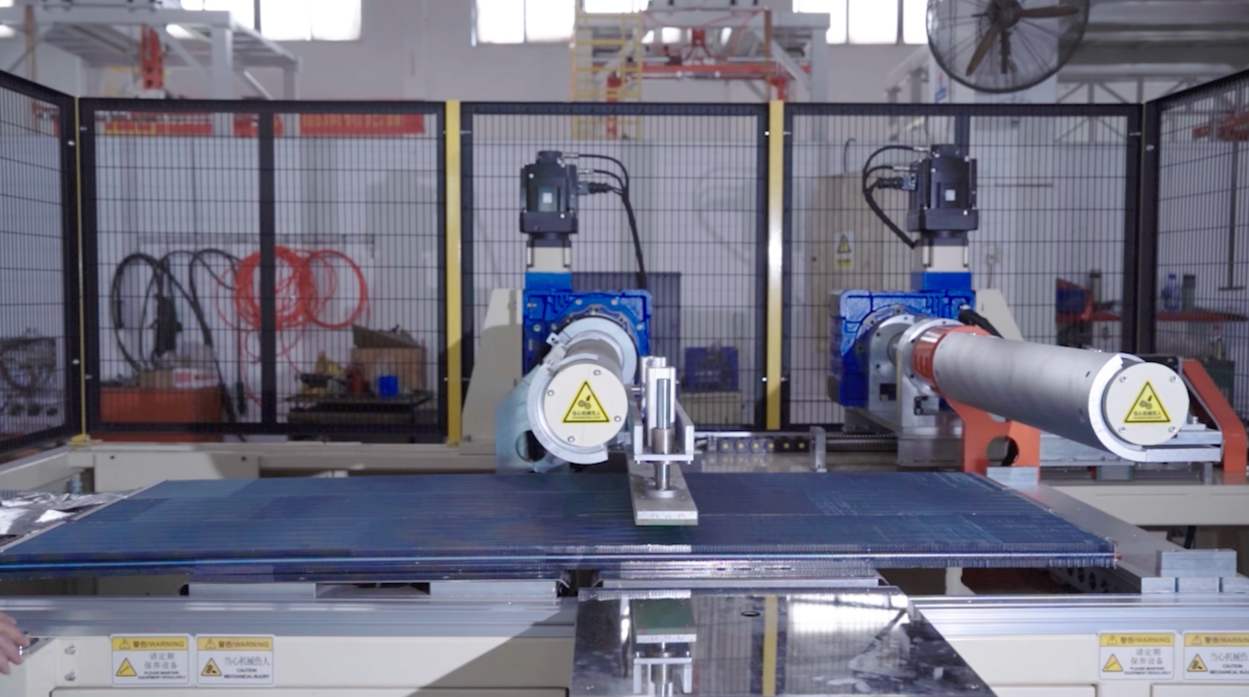 Condenser inline bending machine