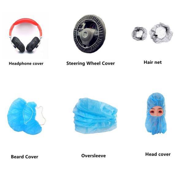 Disposable Beard Cover 45x20cm PP Non-Woven Fabric 100pcs Pack