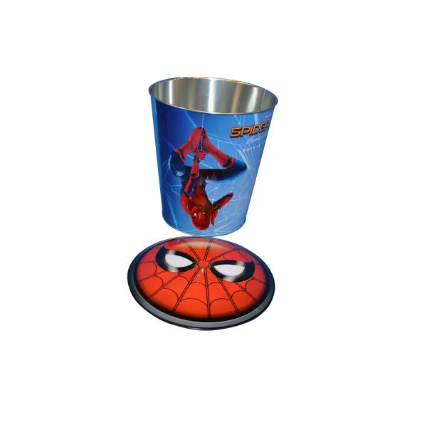 85oz Popcorn Tin Bucket for Bulk Packaging and Snack Presentation
