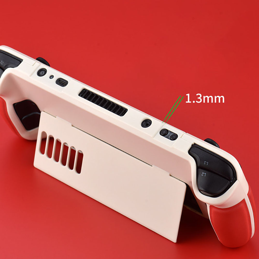 Laudtec All-Inclusive 360 Degree Skin-Friendly Cowhide Handle Protective Case for Steam Deck Yxj01 Machine Palm Game Accessories