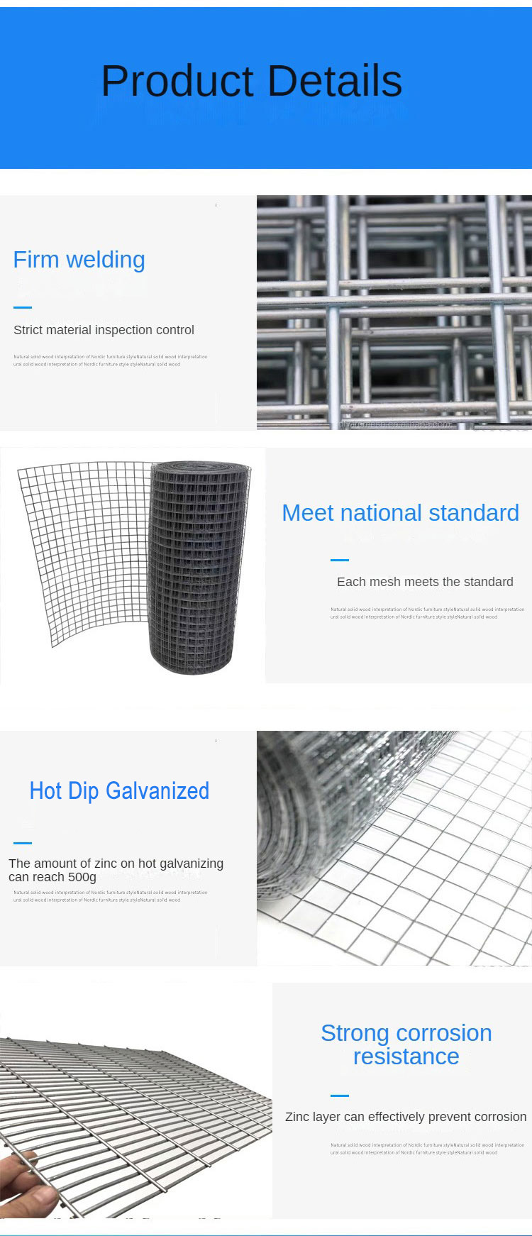 2×3m PVC Welded Wire Mesh Panel with 100×100mm Hole Galvanized/PVC Coated for Outdoor Isolation Security