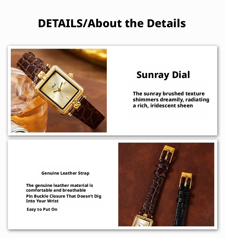 Functional Stylish Casual Quartz Watch Featuring Lightweight Construction and Water Resistant Feature for Practical