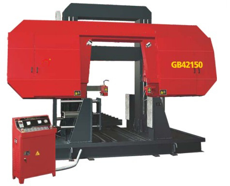 China market sales GB42150 square column horizontal metal/wood cutting band sawing machine with low price