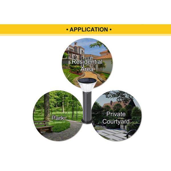 300mm 600mm 800mm Waterproof Solar Garden Lights 18h IP65 Solar Powered Lawn Lights