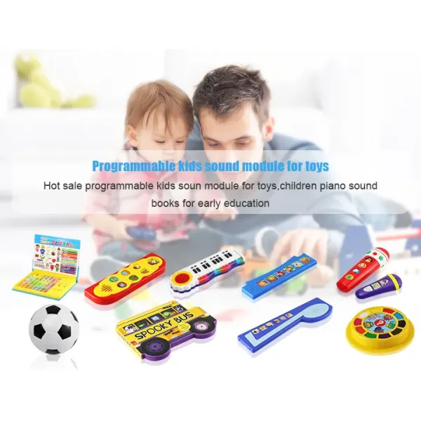 Music children push button sound book packaging