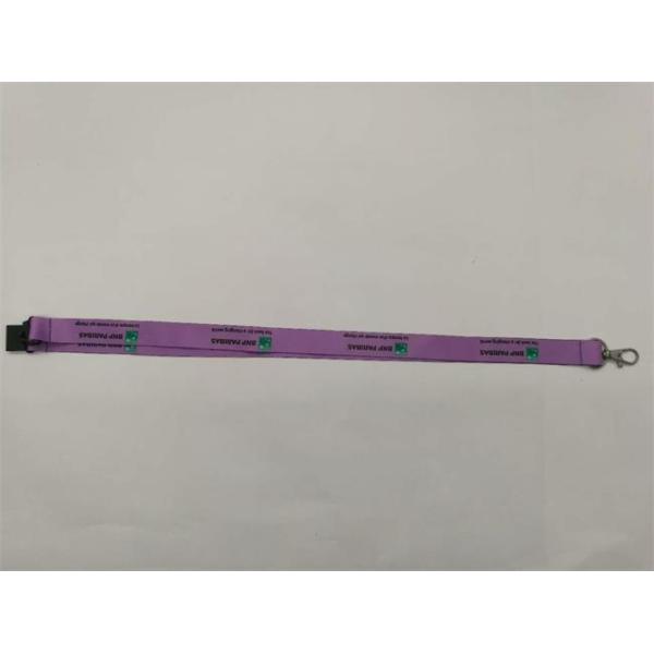 Customzied Dye Sublimation Lanyards , Heat Transfer Printing Breakaway Neck Lanyard
