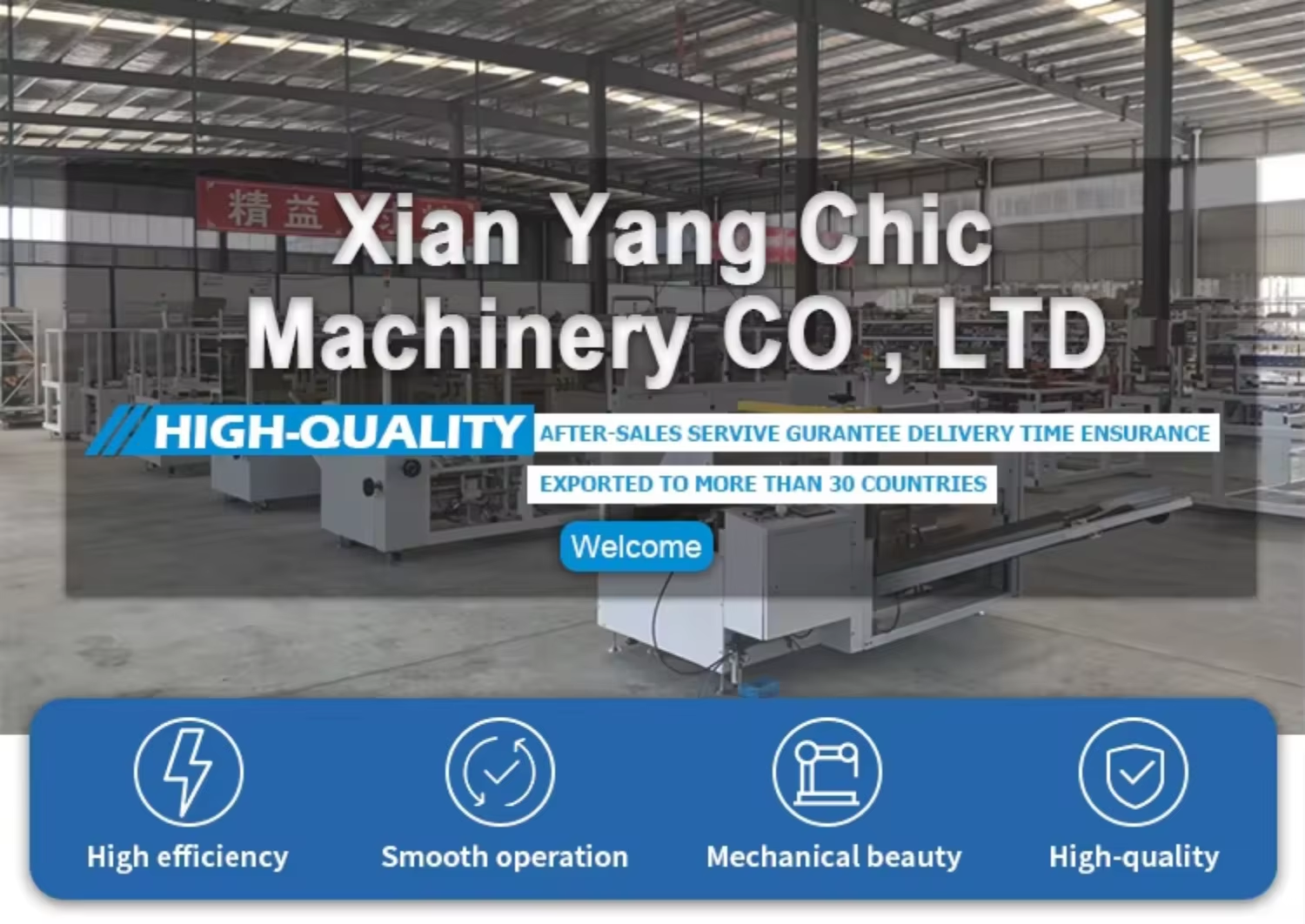 Fully Automatic CHIC Brand Pillow Heat Shrink Film Packaging Machine for Tableware Bottles Milk Tea & Cosmetic Wrapping