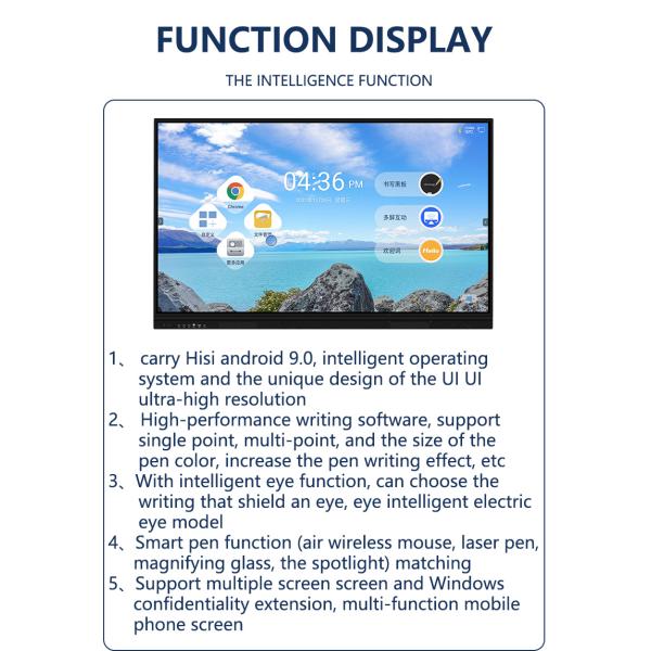 Smart Electronic Teaching Board Interactive Whiteboard for Teaching Meeting & Training