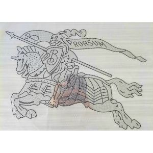 Clothing Fabric Pattern Heat Transfer Vinyl PU Pieces Film 21x27cm