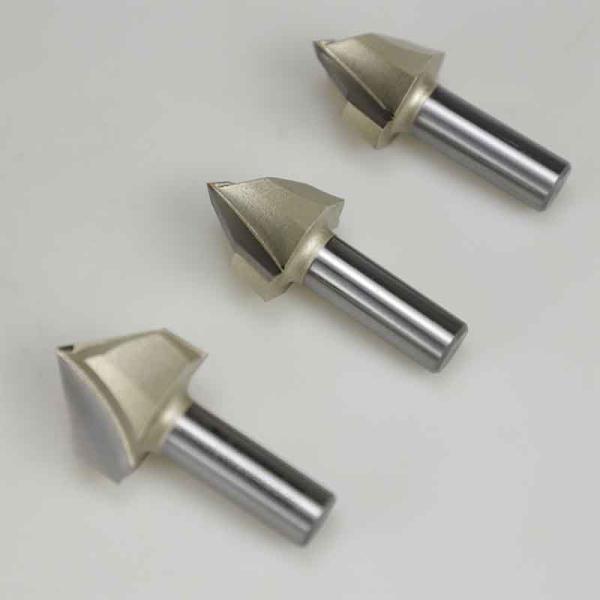 Arden CNC Controlled 3D 90 Degree V Type Bits Milling Cutter Carbide Tip Wood Carving Router Bits for Woodworking and Engraving