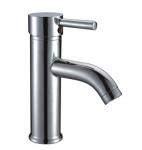 Home Wash Hand Chrome Basin Single Hole Tap Faucets , Contemporary Lever