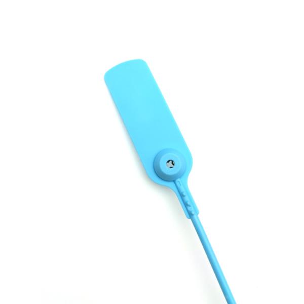 309 N Tensile Strength 400 mm Length Laser Print Plastic Security Pull Tight Seal for Container Security Lock
