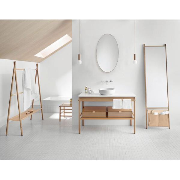 Durable Wall Mounted Makeup Mirrors Oval Frameless Bathroom Mirror