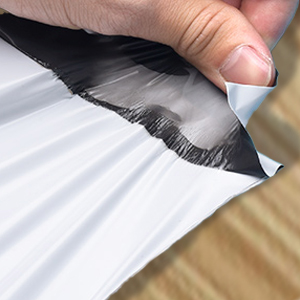 Eco-Friendly Waterproof Durable Grey/White PLA Biodegradable Courier Bags,100% Compostable And Biodegradable Courier Env