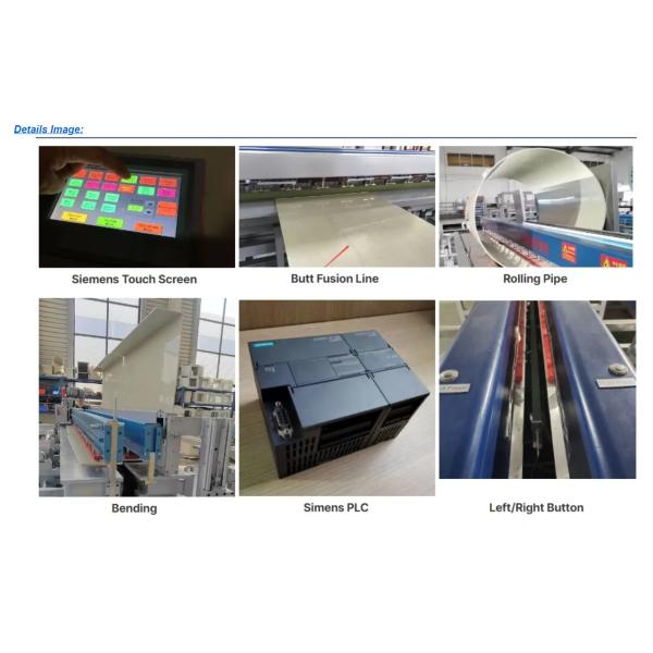 Automatic Plastic Sheet Board Plate Welding And Bending Machine Process Width 2000-6000mm