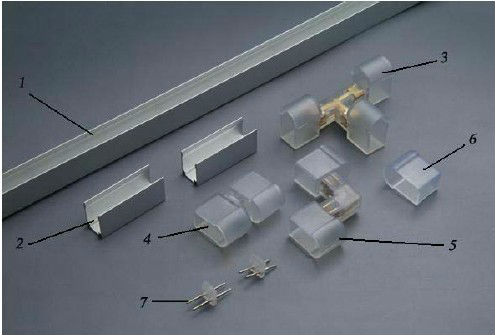 LED Neon Flex Rope Light, IP65 for Outdoor Use, 50,000-hour Lifespan, Unbreakable