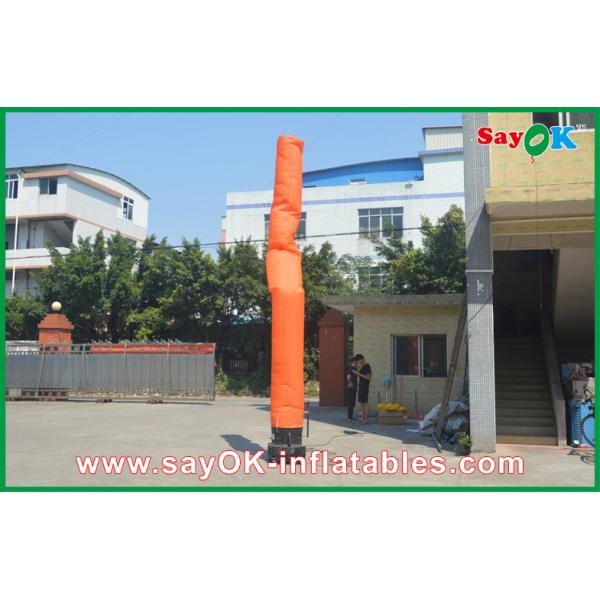 Inflatable Tube Man Giant Cute Parachute Material Inflatable Air Dancer With Logo