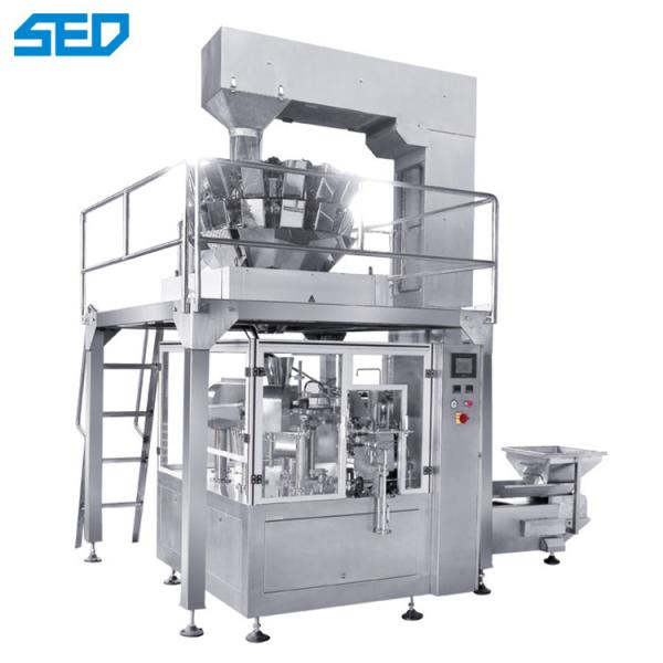 Multi - Function Foods / Powder / Package / Bag Rotary Filling And Packing Machine